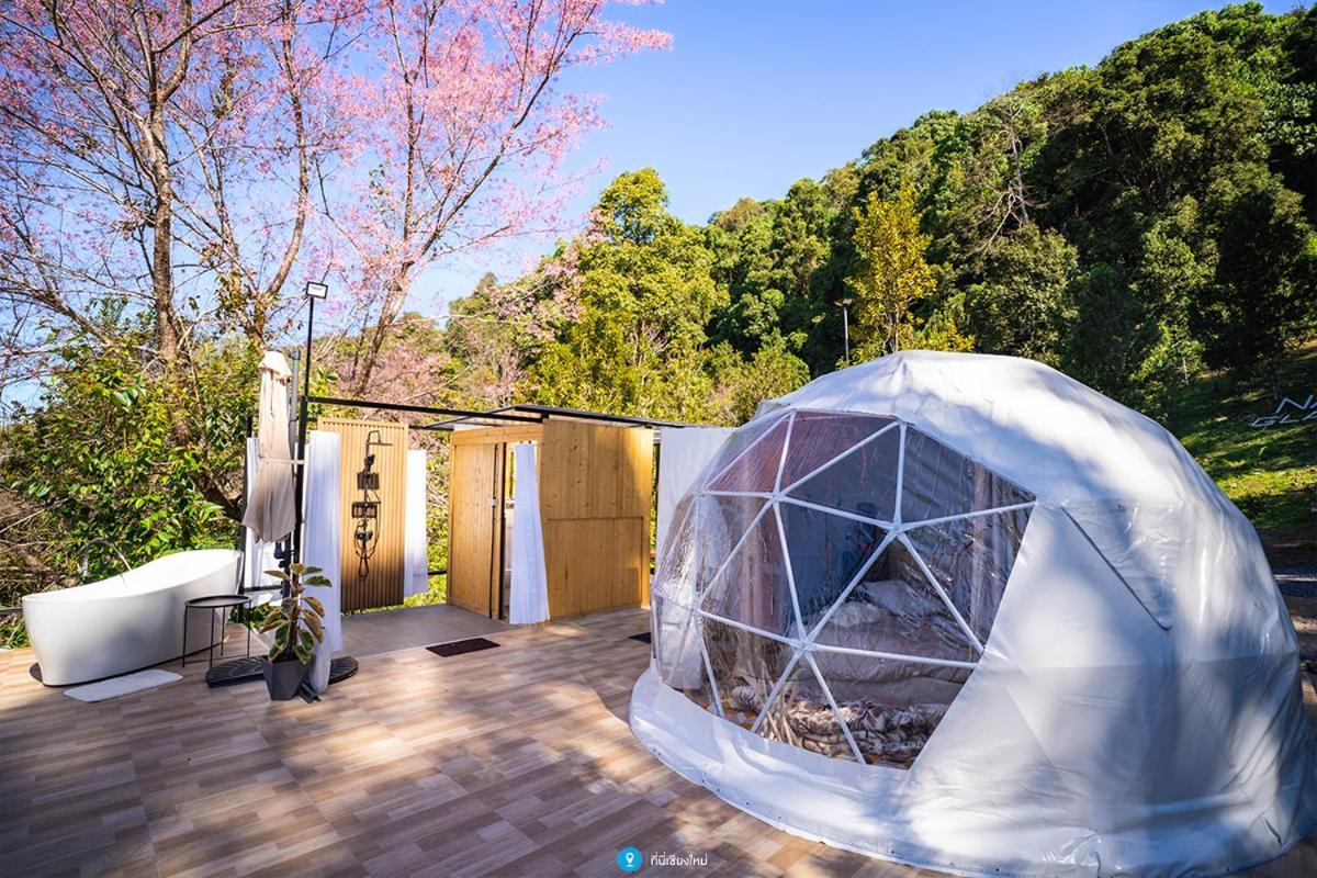 Hotel Nam Dun Glamping-น้ำดั้นแกลมปิ้ง Ban Pang Bo Hu Bon Esterno foto